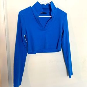 Zara Long Sleeved Crop
